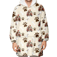 Load image into Gallery viewer, Personalized Dog Car Blanket Hoodie
