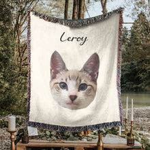 Load image into Gallery viewer, Personalized Pet Custom Woven Blanket
