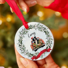 Load image into Gallery viewer, Personalized Dog Car Custom Ceramic Ornament
