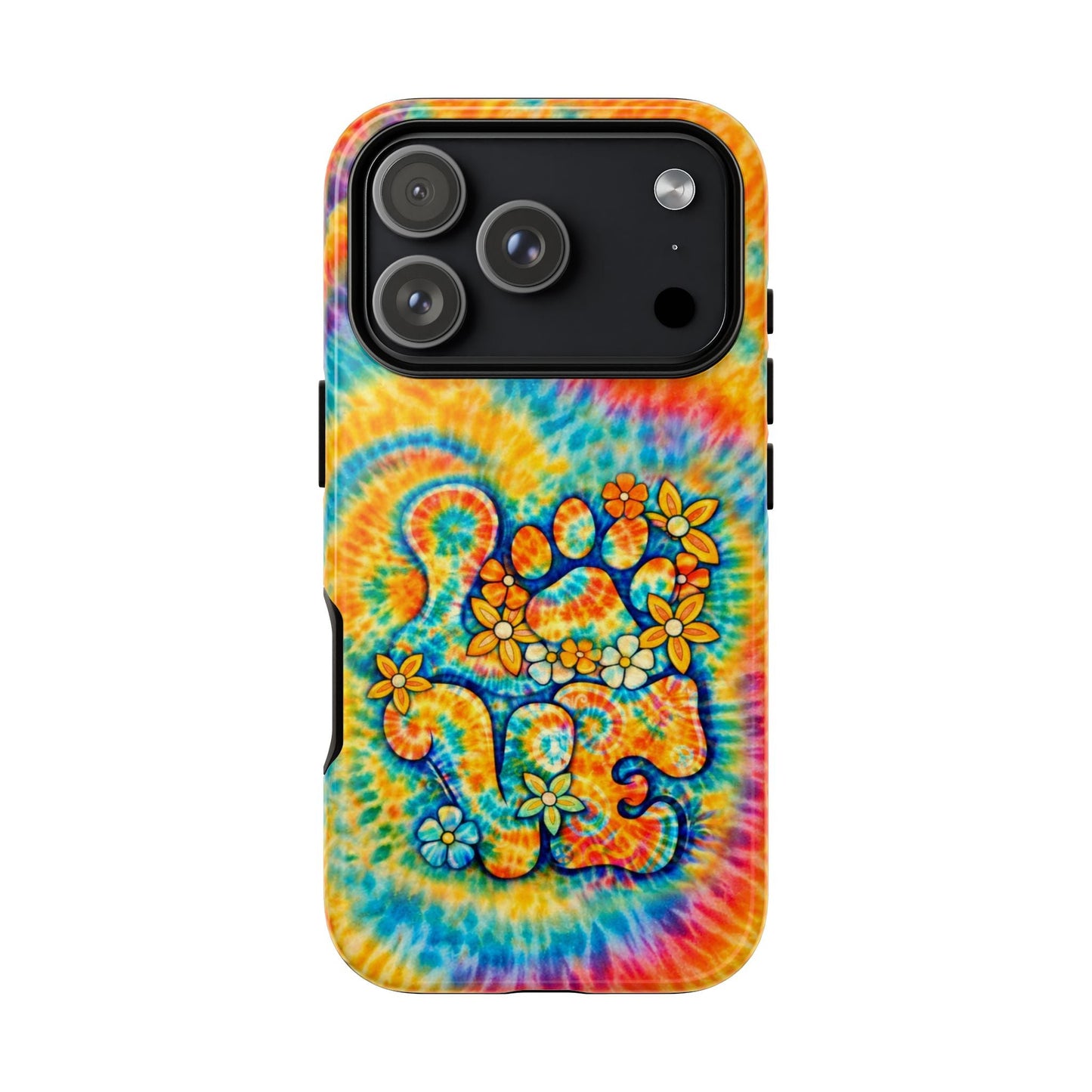 LOVE PAW PRINT SWIRL PHONE CASE  - TLHN2304264