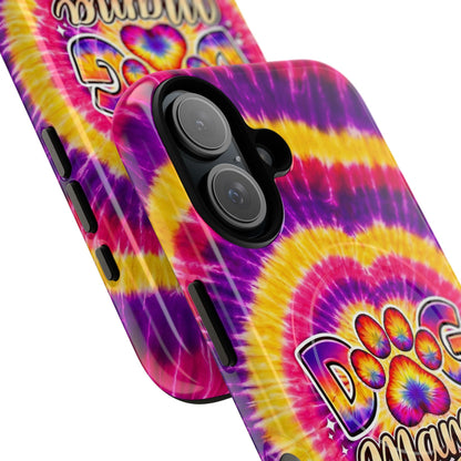 DOG MAMA PAW PRINT SWIRL MAGNETIC PHONE CASE  - TLNT1504261