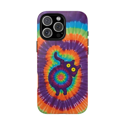 FUNNY CAT SWIRL PHONE CASE - TLNO1604261