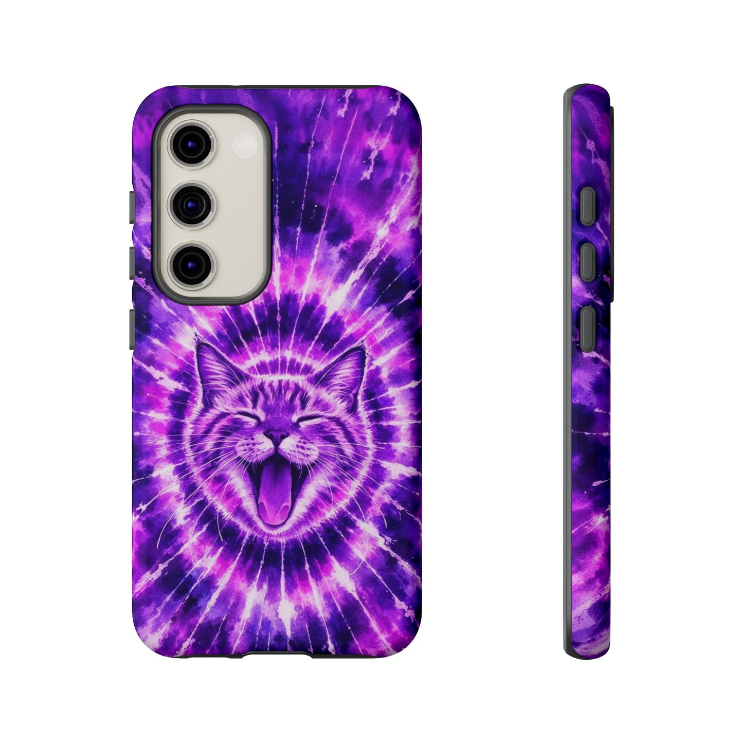 CAT PURPLE SWIRL PHONE CASE  - TLHN1504263
