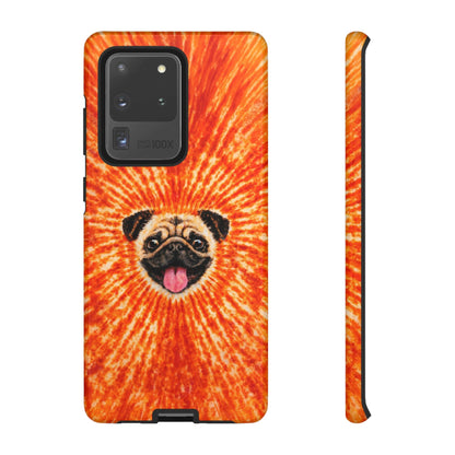 PUG DOG ORANGE  PHONE CASE - TLNT1604261