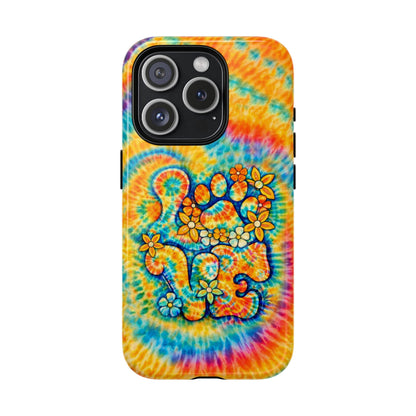 LOVE PAW PRINT SWIRL MAGNETIC PHONE CASE  - TLHN2304264