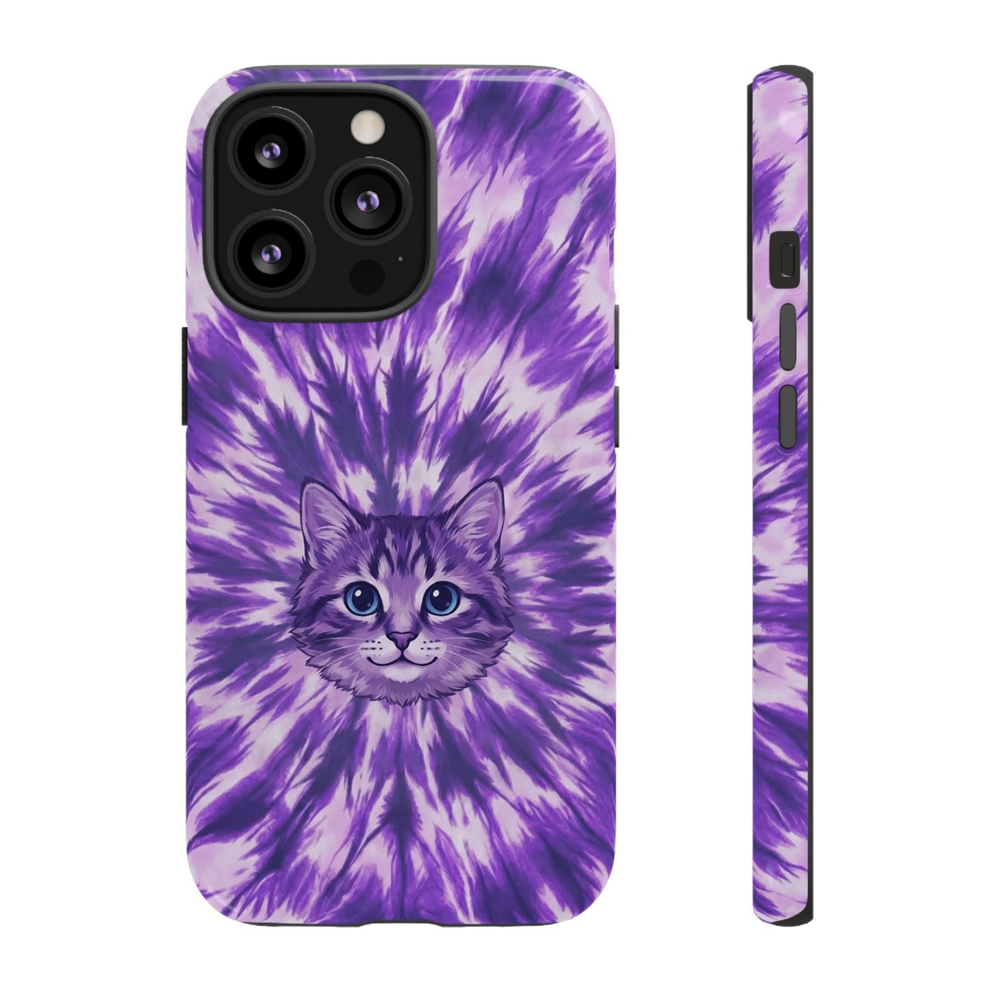 PURPLE AURA CAT PHONE CASE - TYPQ1304269