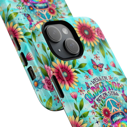 RUNNING AGAINST THE WIND CAR TIE DYE MAGNETIC PHONE CASE - TLNO1804254