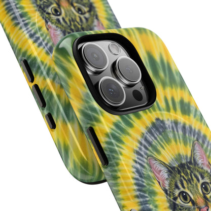 FUNNY CAT SWIRL MAGNETIC PHONE CASE - TLNT1604263