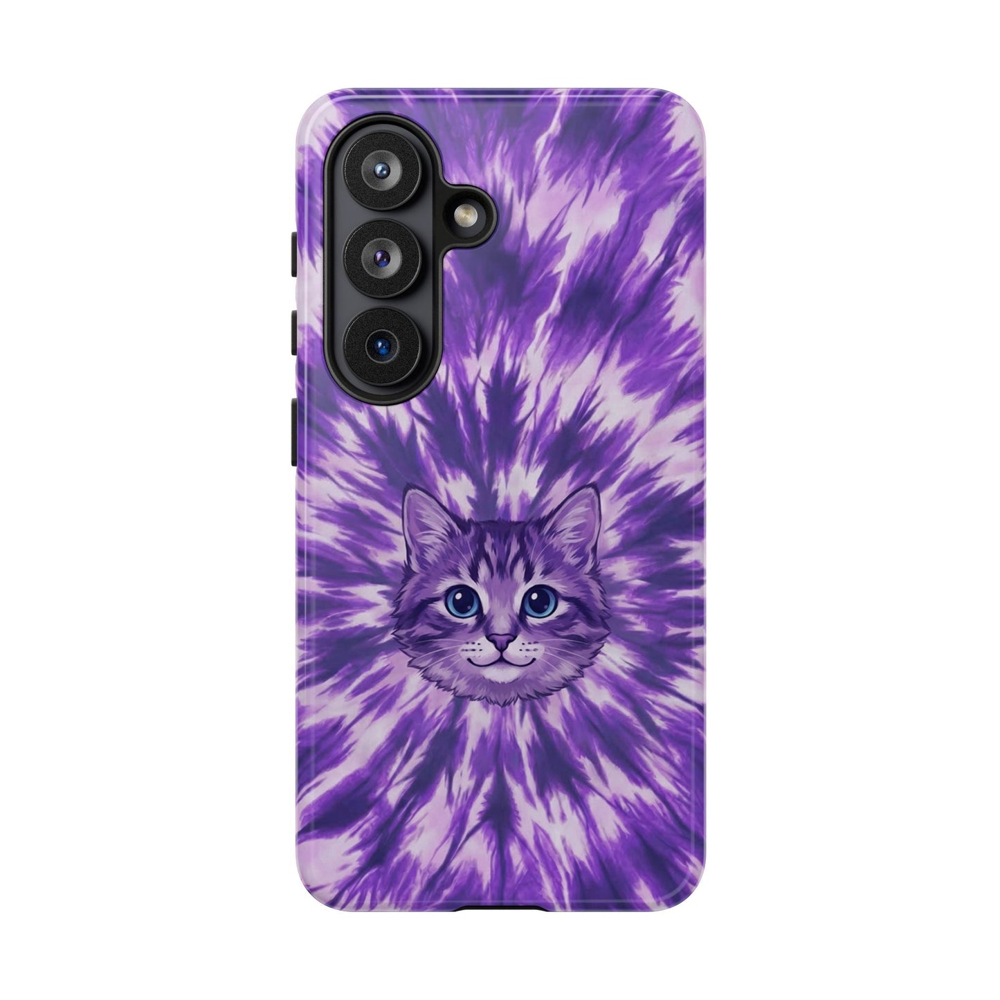 PURPLE AURA CAT PHONE CASE - TYPQ1304269