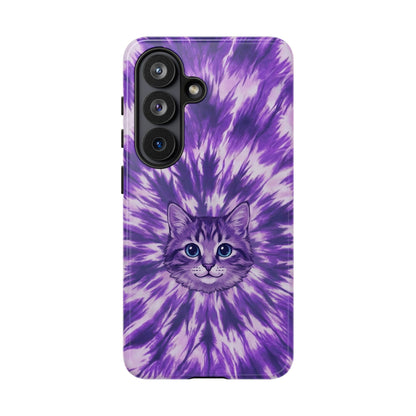 PURPLE AURA CAT PHONE CASE - TYPQ1304269
