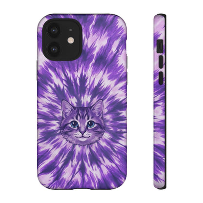 PURPLE AURA CAT PHONE CASE - TYPQ1304269