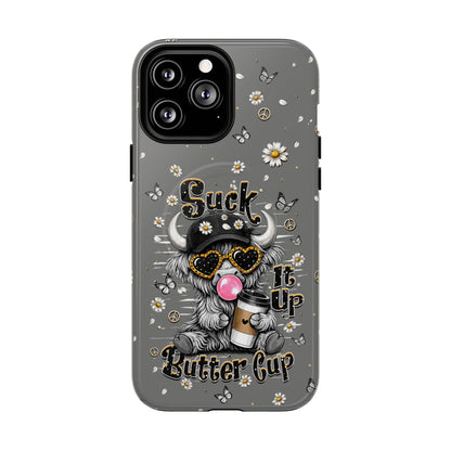 SUCK IT UP BUTTERCUP COW MAGNETIC PHONE CASE  - TLHN0806263