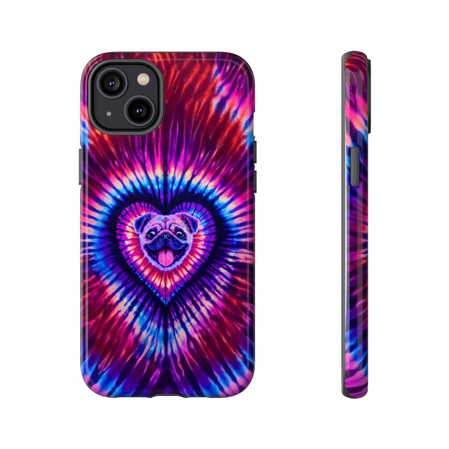 PUG DOG HEART SWIRL PHONE CASE  - TLTW1104264