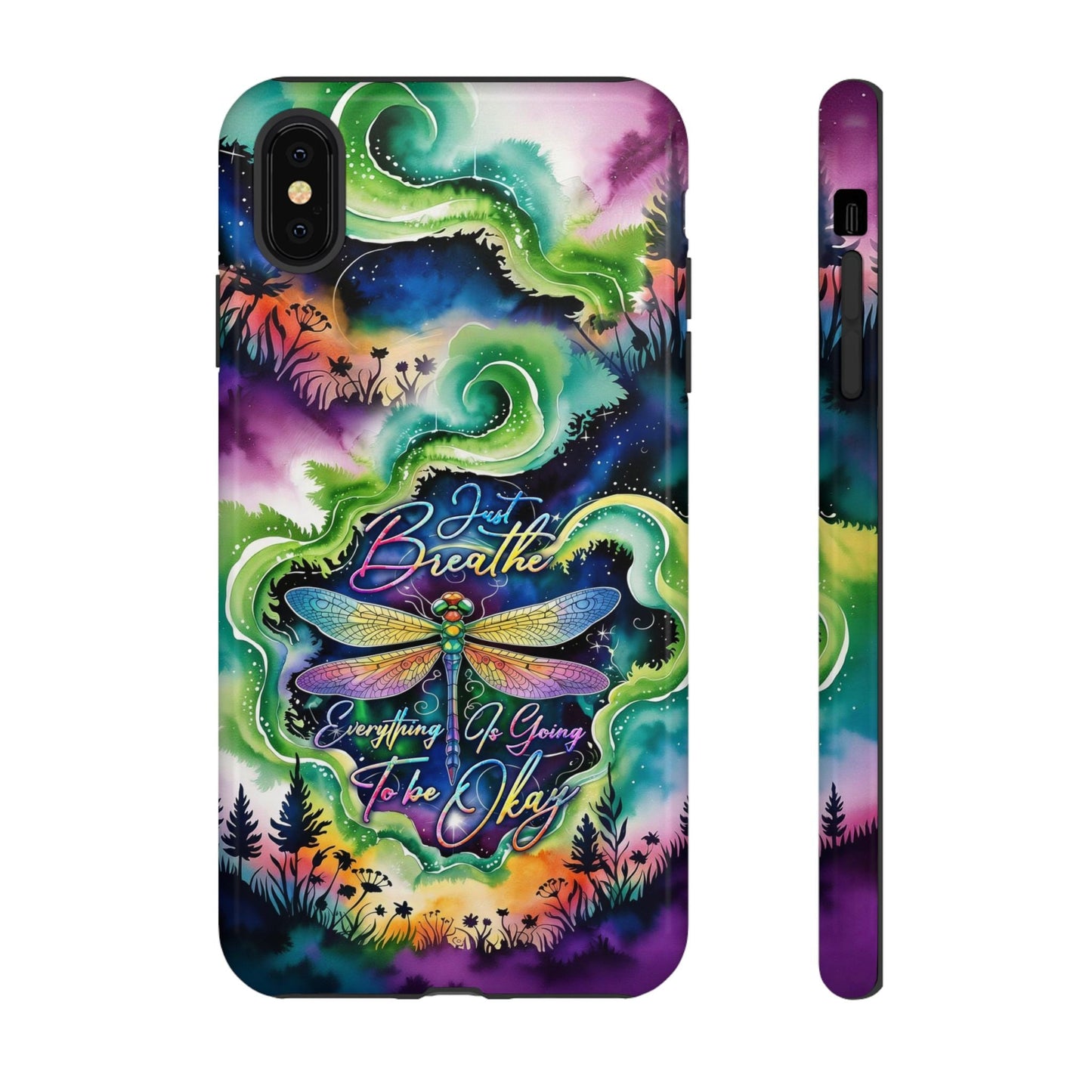 JUST BREATH DRAGONFLY  PHONE CASE  - TLHG2304264