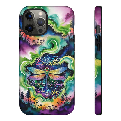 JUST BREATH DRAGONFLY  PHONE CASE  - TLHG2304264