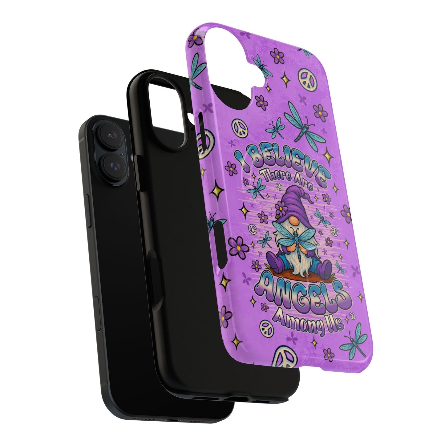 I BELIEVE THERE ARE ANGELS AMONG US GNOME MAGNETIC PHONE CASE - TLNO1604262