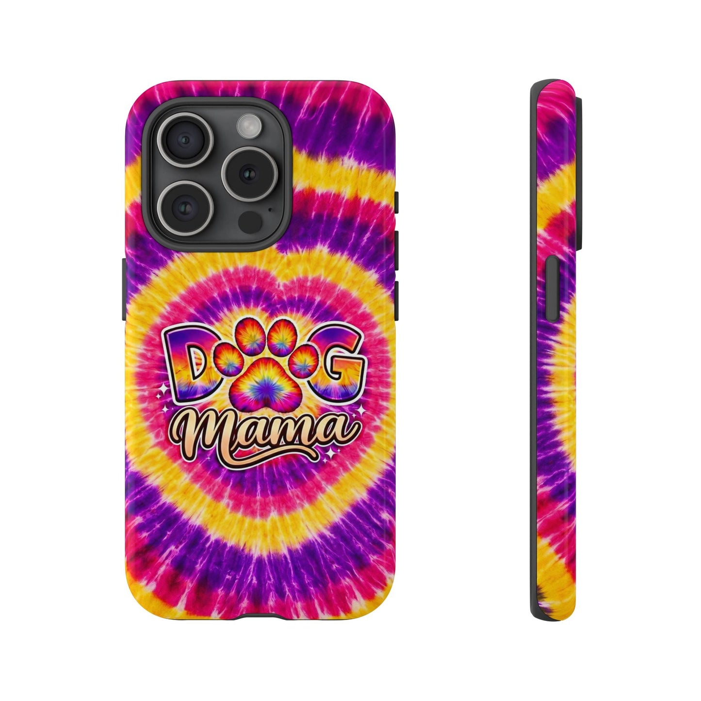 DOG MAMA PAW PRINT SWIRL PHONE CASE   - TLNT1504261