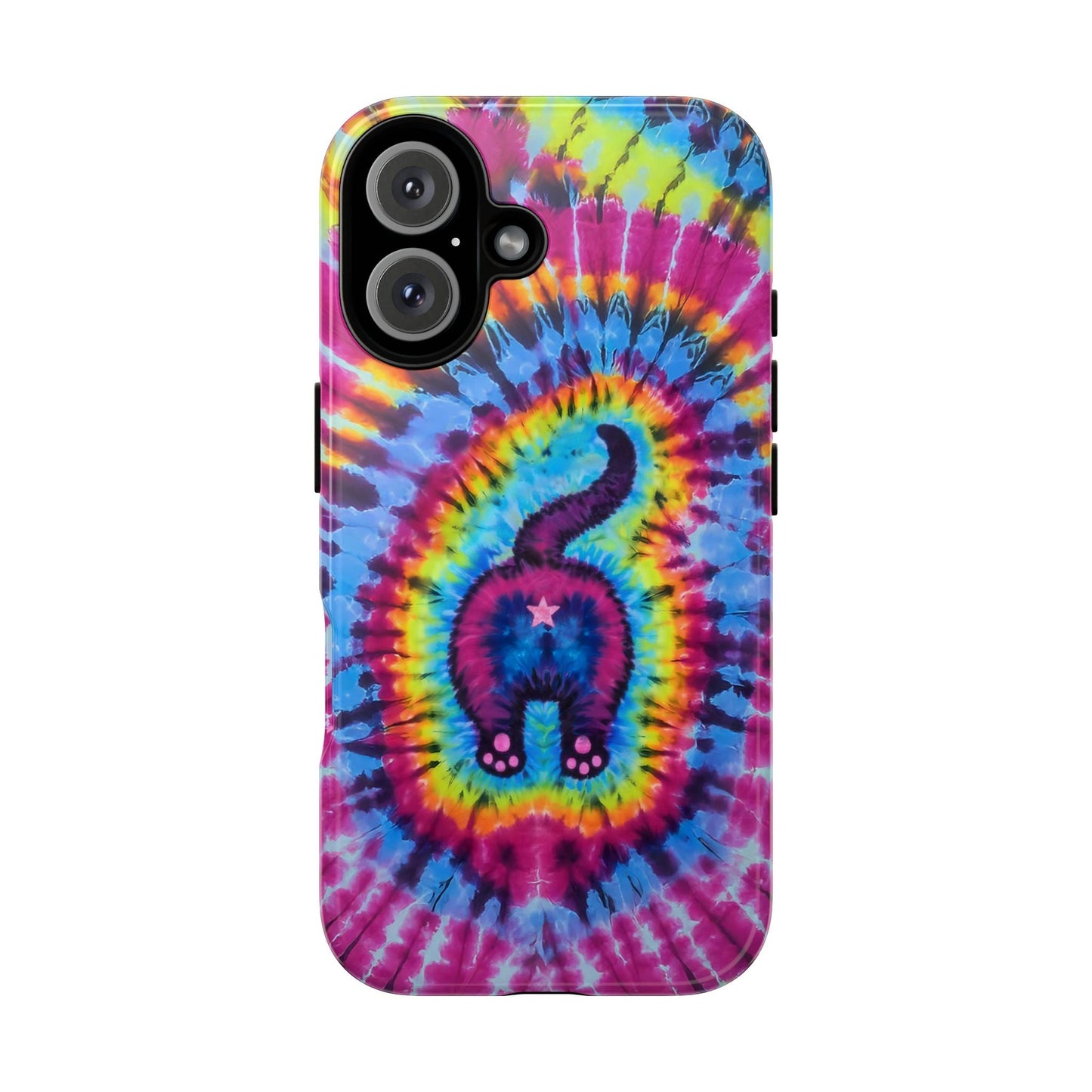 CAT COLORFUL SWIRL PATTERN PHONE CASE - TLTW1404263