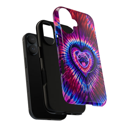 PUG DOG HEART MAGNETIC PHONE CASE - TLTW1104264