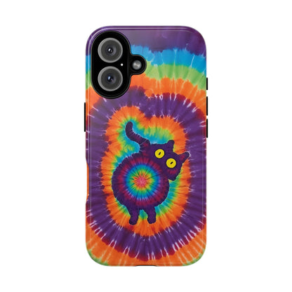 FUNNY CAT SWIRL PHONE CASE - TLNO1604261