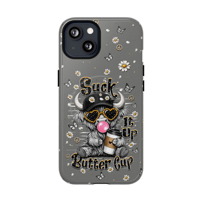 SUCK IT UP BUTTERCUP COW MAGNETIC PHONE CASE  - TLHN0806263