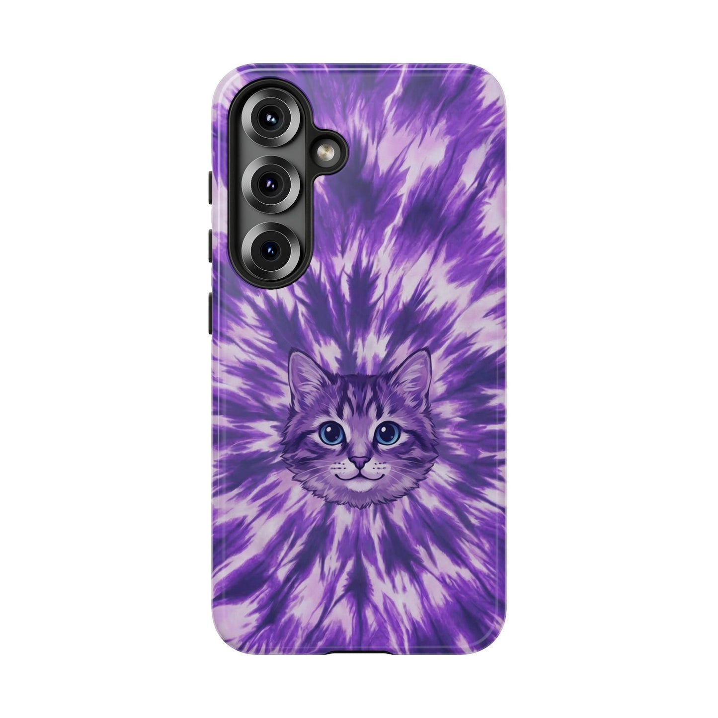 PURPLE AURA CAT PHONE CASE - TYPQ1304269