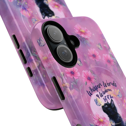 WHISPER WORDS OF WISDOM LET IT BE CAT MAGNETIC PHONE CASE - TLHG2605264