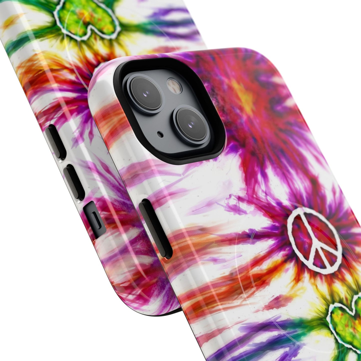PEACE LOVE PAW PRINT MAGNETIC PHONE CASE - TLHG1304266