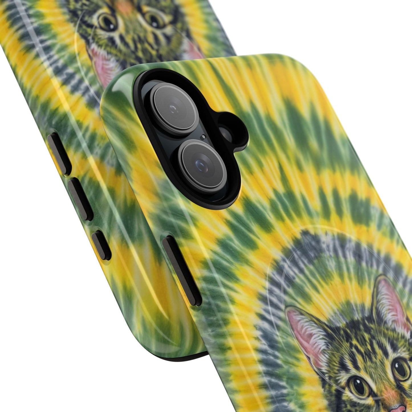 FUNNY CAT SWIRL MAGNETIC PHONE CASE - TLNT1604263