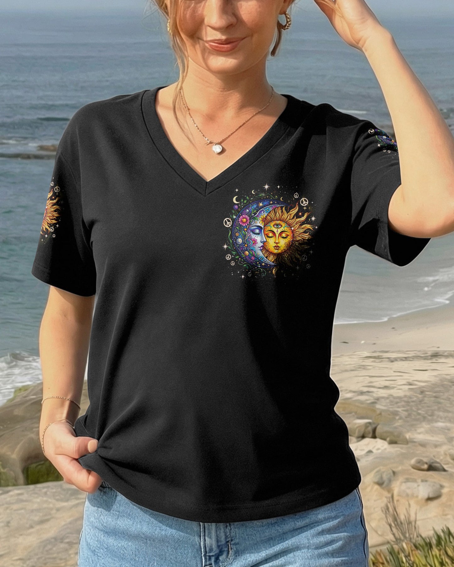 JUST BREATHE SUN AND MOON ALL OVER PRINT - TYQY2104261