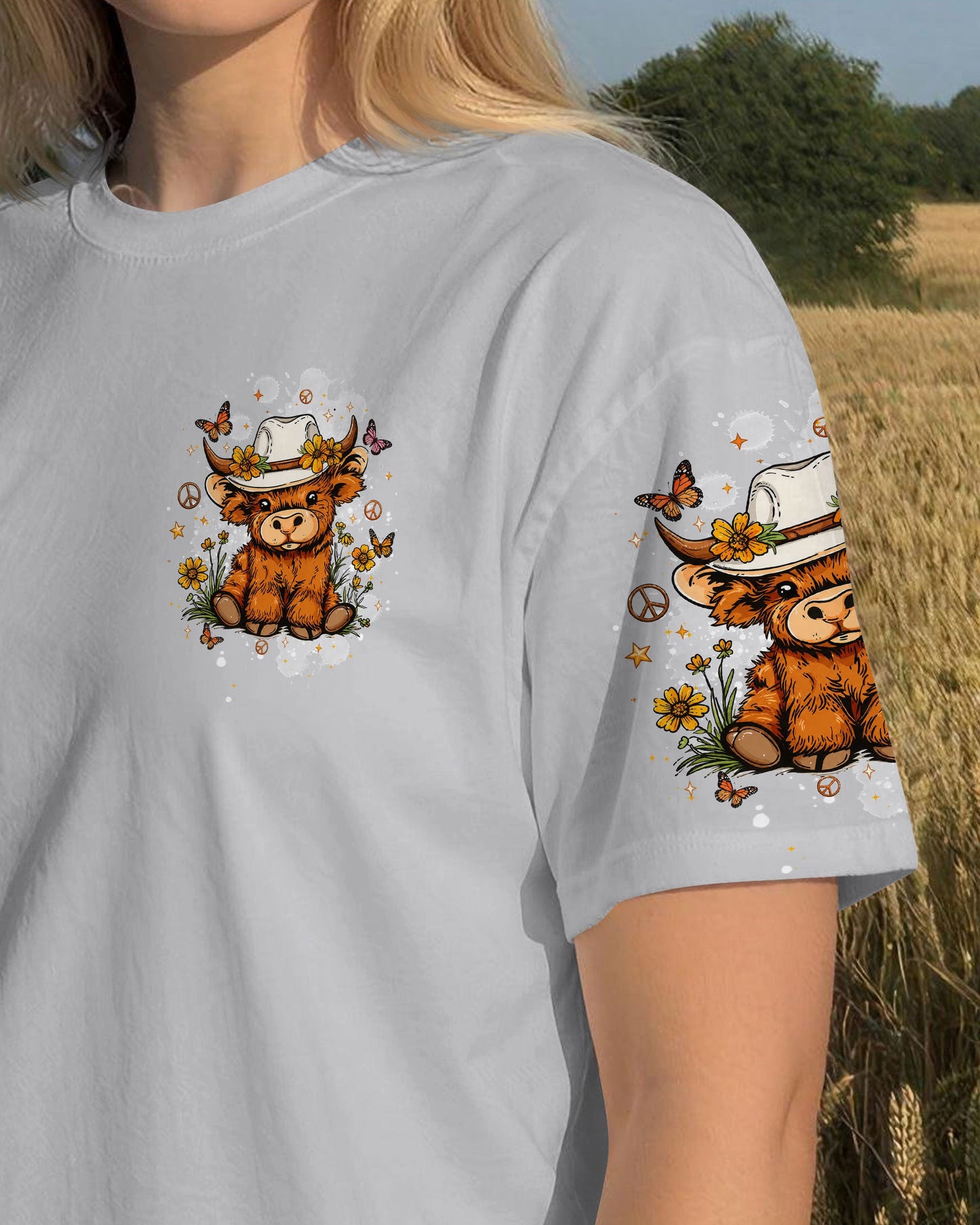 SUCK IT UP BUTTERCUP HIGHLAND COW ALL OVER PRINT  - TLTW1006262