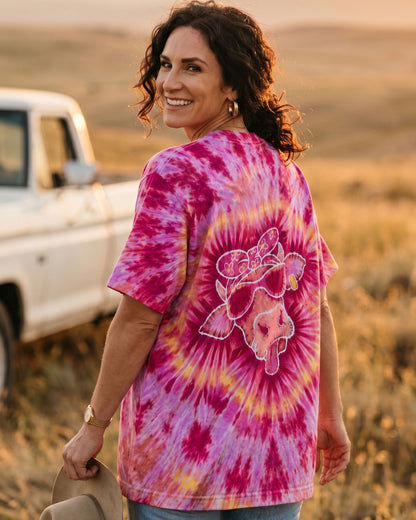 HEIFER COW SWIRL ALL OVER PRINT  - TLTW2506264