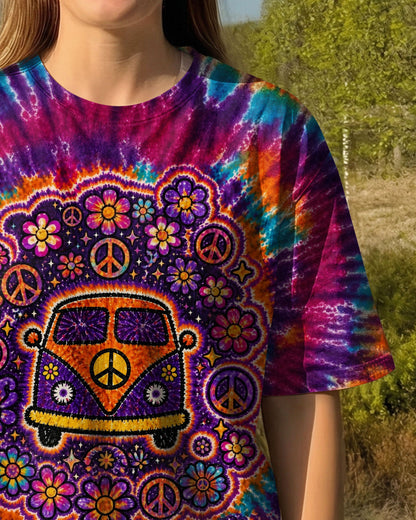RUNNING AGAINST THE WIND BUS SWIRL ALL OVER PRINT   - TLTW2404263