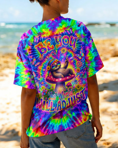 BE YOU HIPPIE SLOTH ALL OVER PRINT - RI0707262