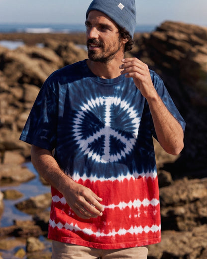 PEACE TEXAS MAP BURST ALL OVER PRINT   - TLTW1206261