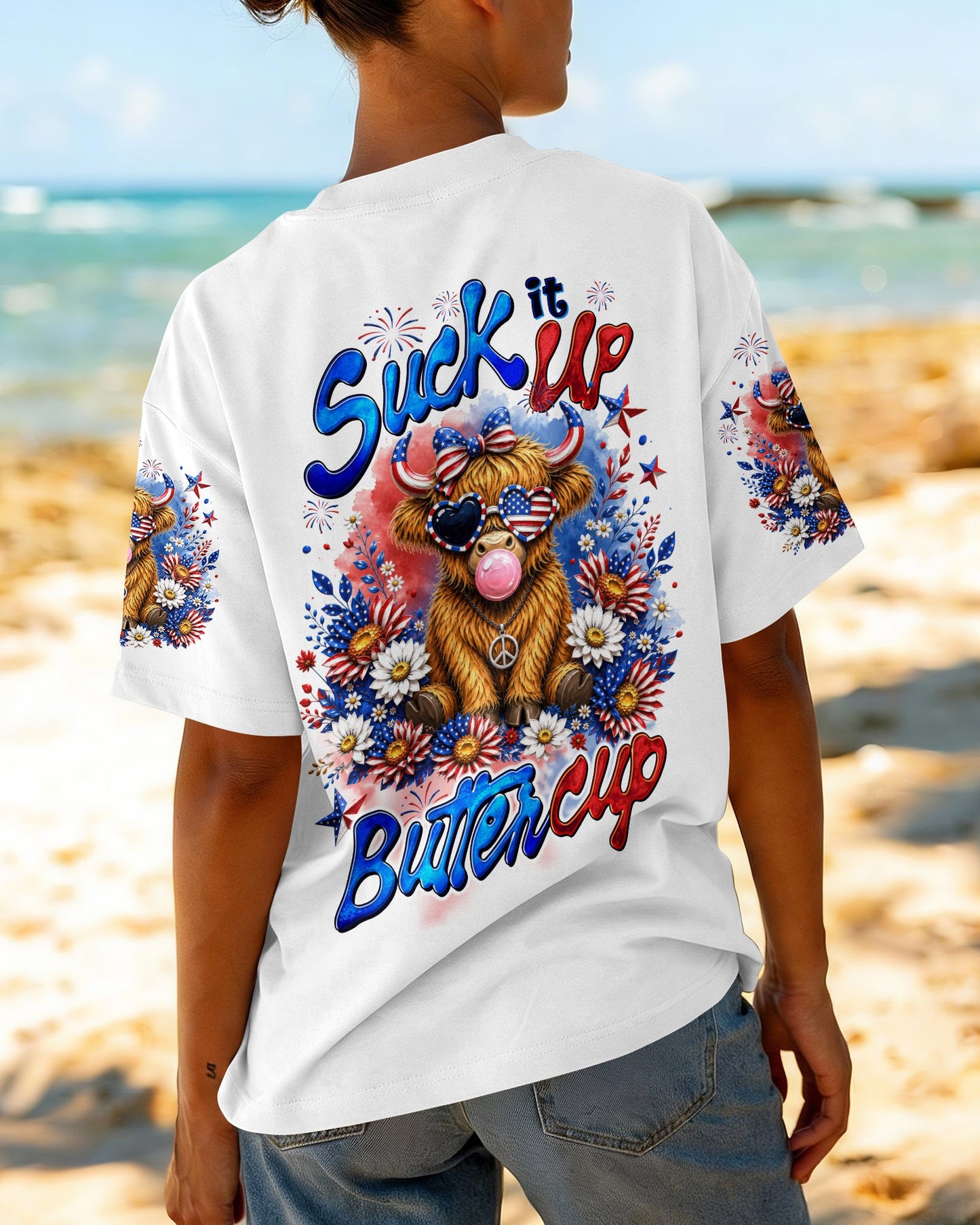 SUCK IT UP BUTTERCUP COW ALL OVER PRINT - TLTW2705262