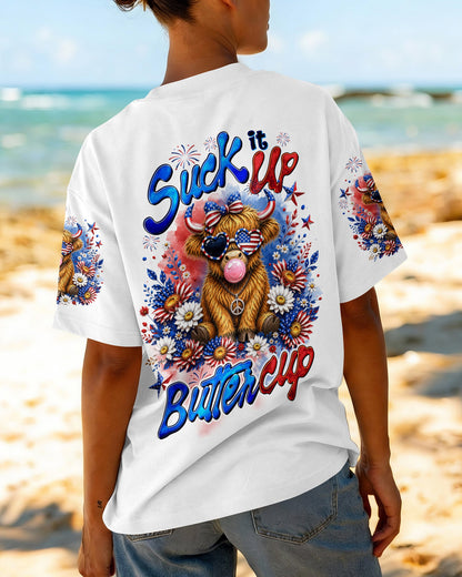 SUCK IT UP BUTTERCUP COW ALL OVER PRINT - TLTW2705262