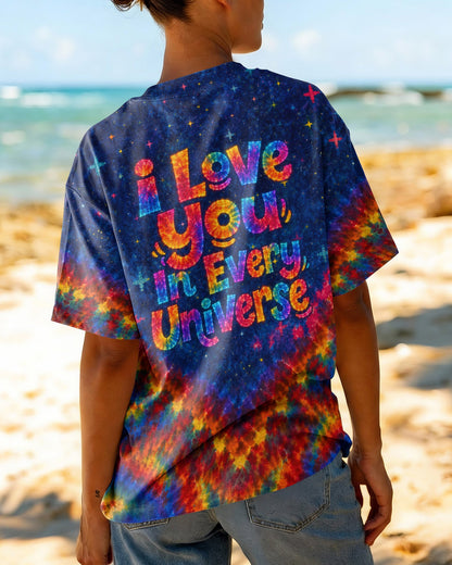 I LOVE YOU IN EVERY UNIVERSE CAT ALL OVER PRINT - KMTM1706261