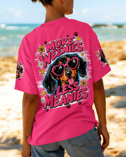 MORE WEENIES LESS MEANIES DOG ALL OVER PRINT - TY1805263