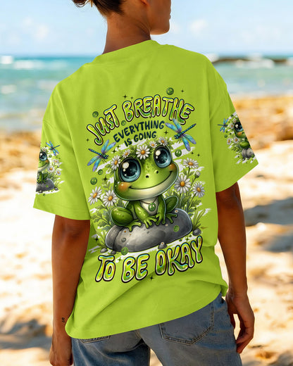 JUST BREATHE FROG ALL OVER PRINT - TYPQ2705261