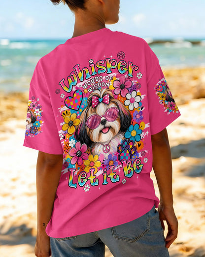 WHISPER WORDS OF WISDOM LET IT BE SHIH TZU DOG ALL OVER PRINT - TYPQ0306261