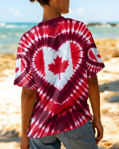 CANADA FLAG HEART ALL OVER PRINT - TYPQ1106261