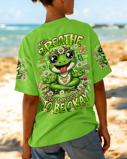 JUST BREATHE FROG  ALL OVER PRINT - TLNT2906261