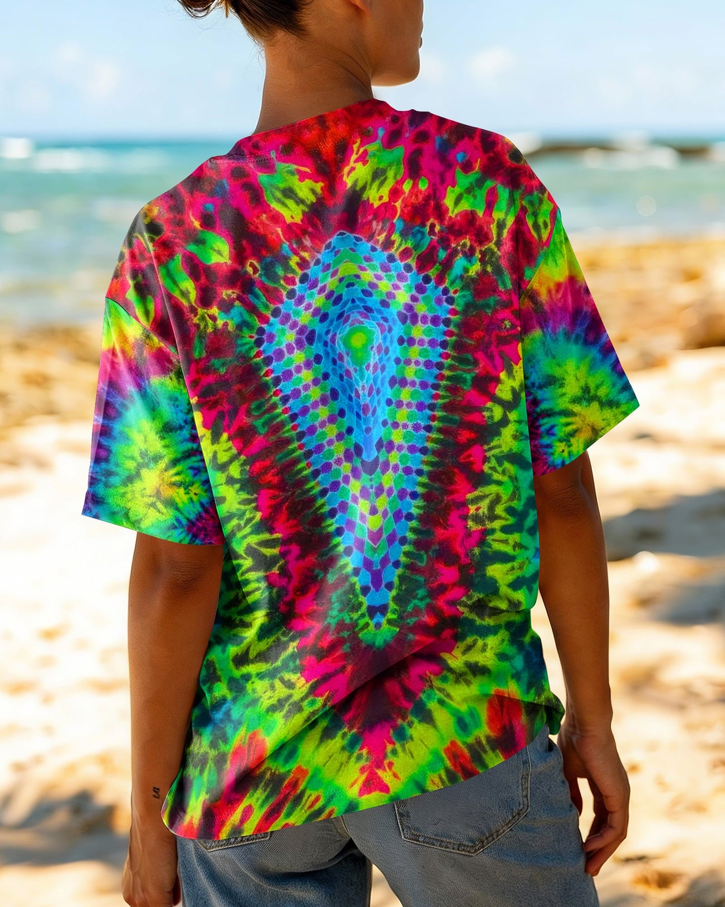 MANDALA PAW PRINT  SWIRL ALL OVER PRINT  - TLTW0304261