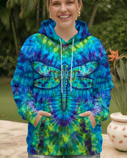 HIPPIE DRAGONFLY  SWIRL ALL OVER PRINT - TLHN0704262
