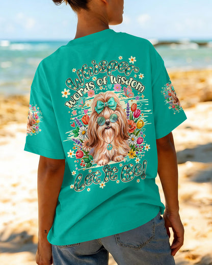 WHISPER WORDS OF WISDOM LET IT BE SHIH TZU DOG ALL OVER PRINT - TY1905261