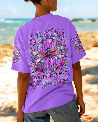 JUST BREATHE DRAGONFLY ALL OVER PRINT - TYLN1006262