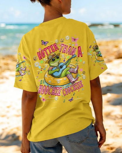 HOTTER THAN A HOOCHIE COOCHIE  FROG ALL OVER PRINT  - TLHN0505263