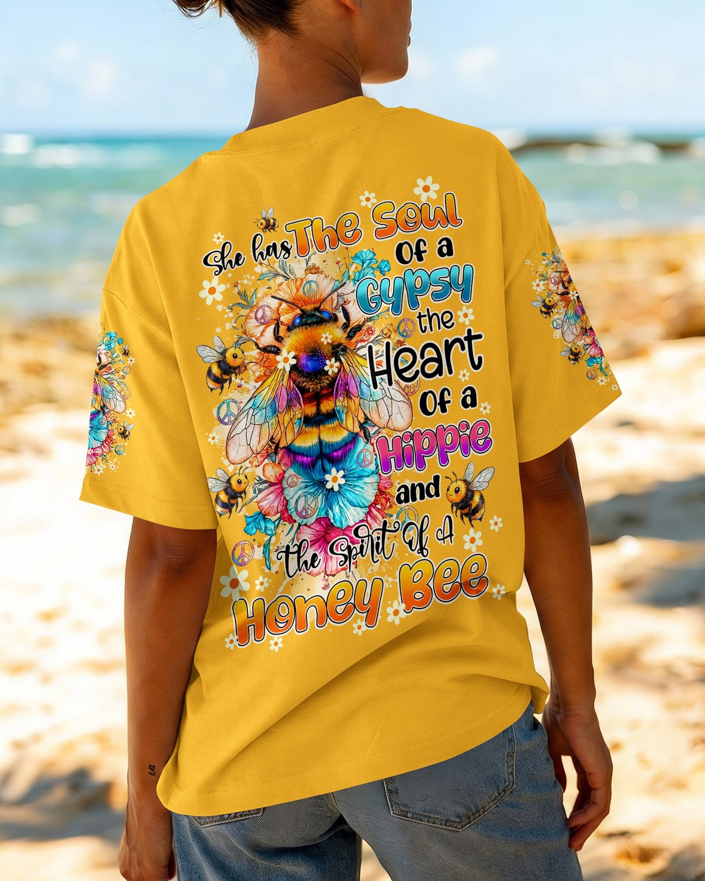 SPIRIT OF A HONEY BEE ALL OVER PRINT - TY0605261