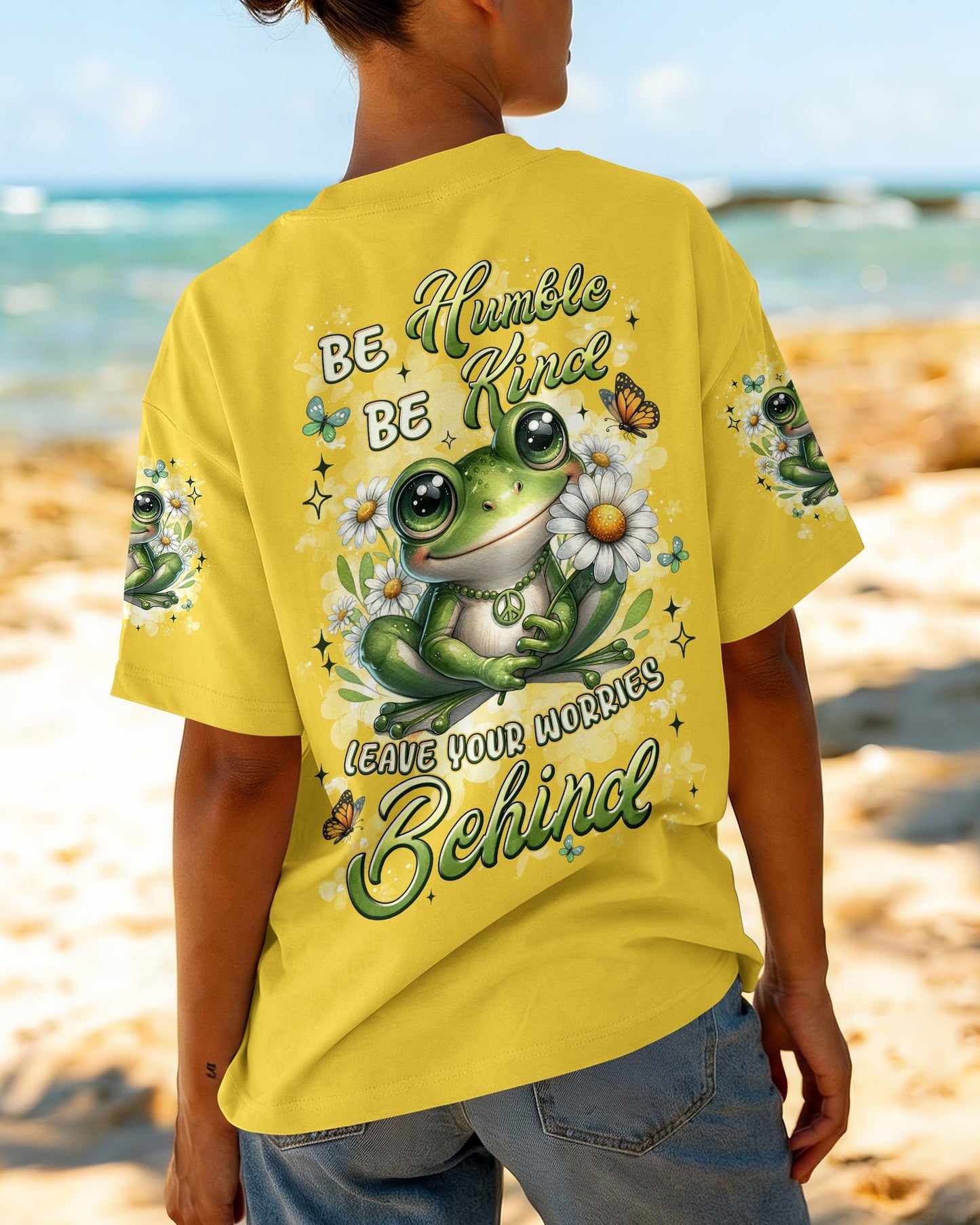 BE HUMBLE BE KIND FROG ALL OVER PRINT - TYLN0107261